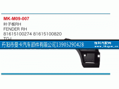 81615100274,叶子板,丹阳市曼卡汽车部件有限公司