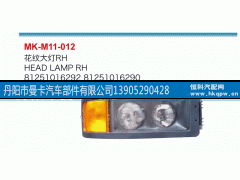 81251016292,花纹大灯,丹阳市曼卡汽车部件有限公司