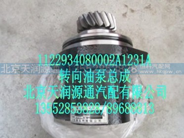 1122934080002A1231A,转向油泵总成,北京天润源通汽配有限公司 北京天韵元通欧曼配件销售中心