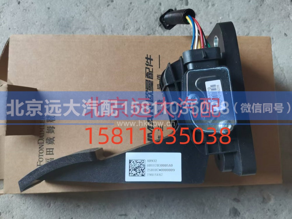 FH0117030005A0,電子油門踏板總成,北京遠(yuǎn)大汽車配件有限公司