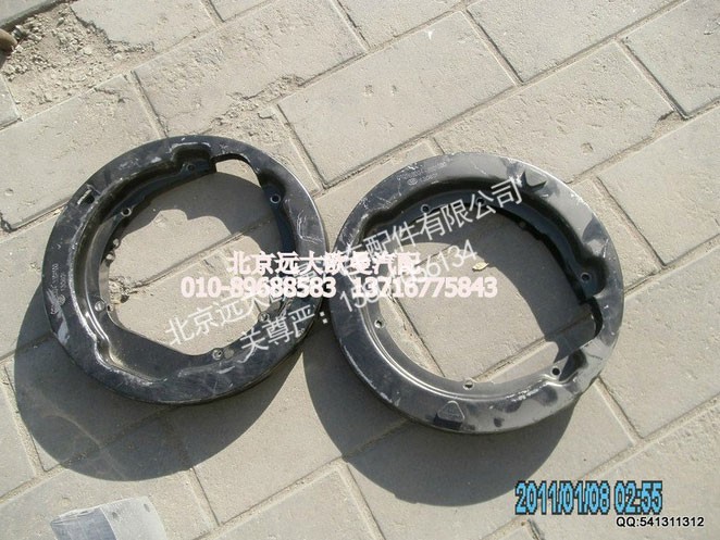 3501W-021,前制动器防尘罩左,北京远大欧曼汽车配件有限公司
