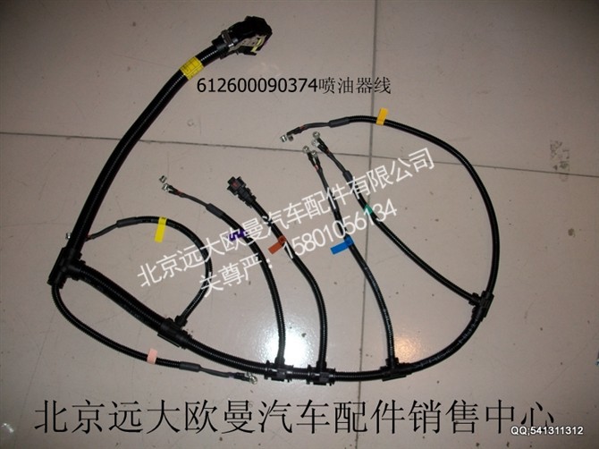 612600090374,喷油器线,北京远大欧曼汽车配件有限公司