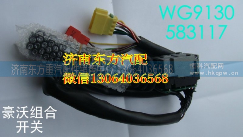 WG9130583117/1,組合開關(guān)(HW_08款),濟(jì)南東方重汽配件銷售中心