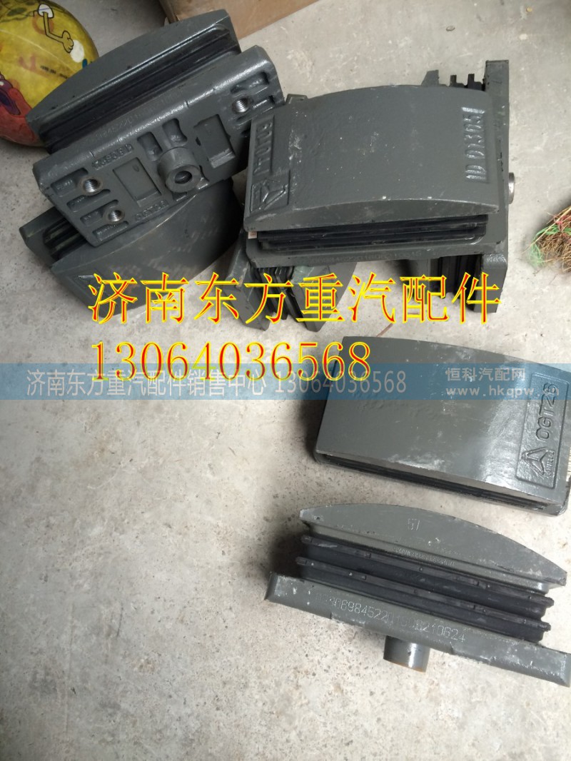 WG9925525286,后钢板胶块,济南东方重汽配件销售中心