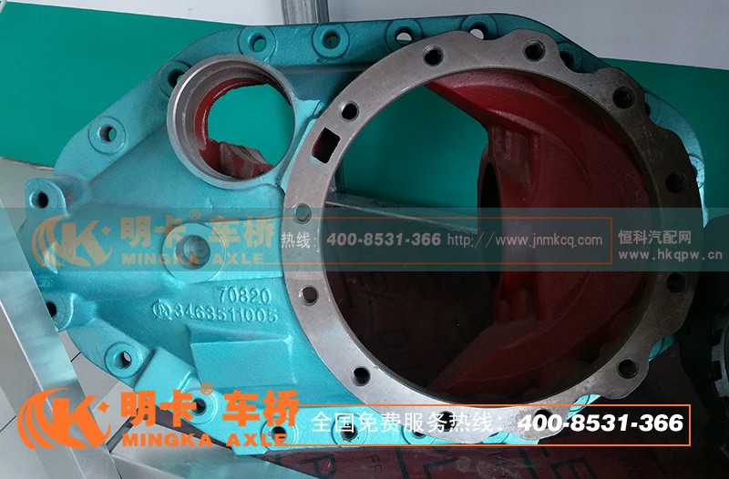 ,奔驰中桥减速器壳,济南华明汽车配件有限公司