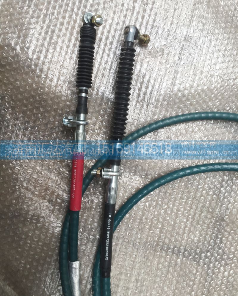 WG9725240214,重汽豪沃换挡软轴总成（3200）,济南汇达汽配销售中心