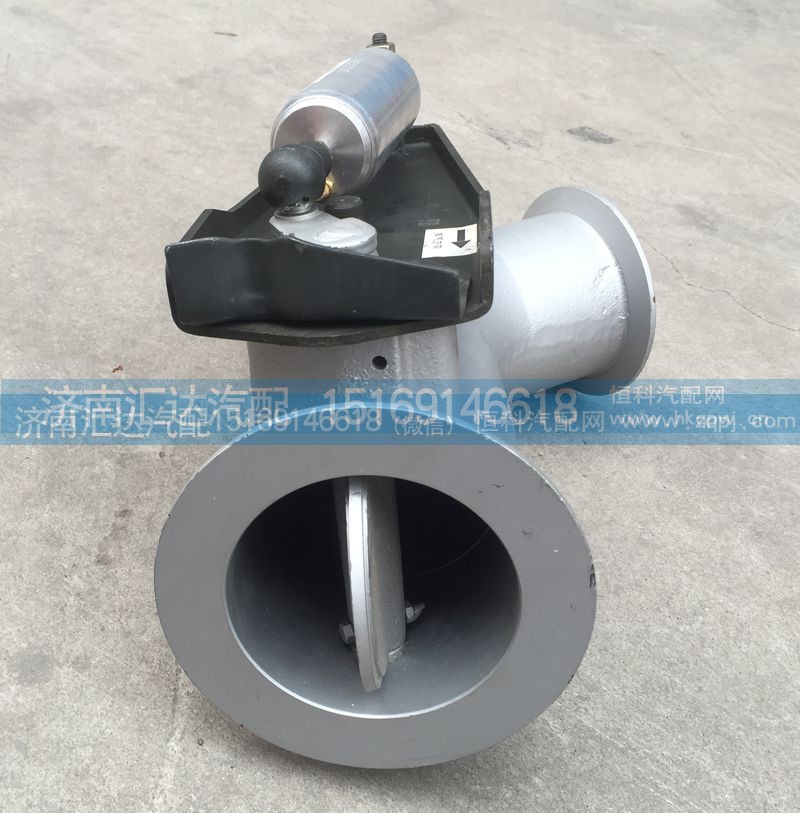 WG9125542806,排氣管總成，排氣制動蝶閥總成,濟(jì)南匯達(dá)汽配銷售中心