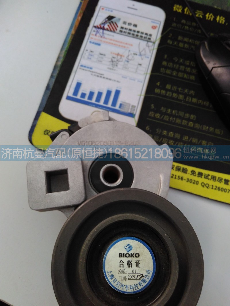 VG1060060113,涨紧轮,济南杭曼汽车配件有限公司