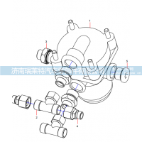 14513886 Relay Valve Pipe Connector Nstallation