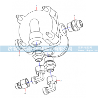 14513887 Relay Valve Pipe Connector Nstallation