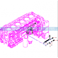 160102120008A198 Low Pressure Fuel Pipe Group