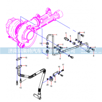 160102120008A203 Turbocharger Oil Pipe Group