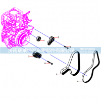 160102130004A083 Tensioner,Belt Group