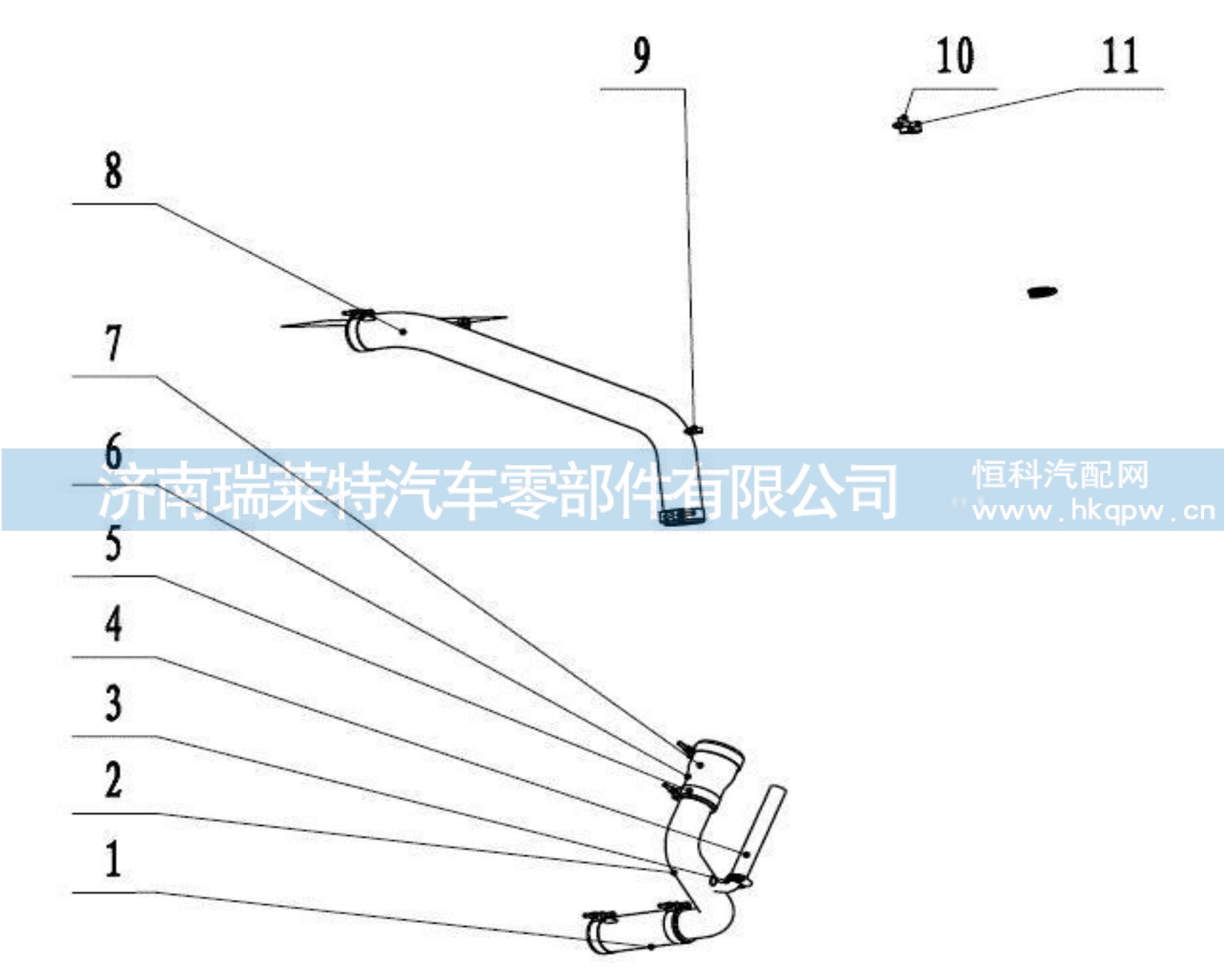DZ93259535205冷卻水軟管