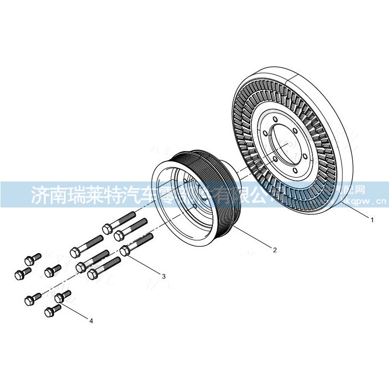 4110702677042 扭振减振器1003151078