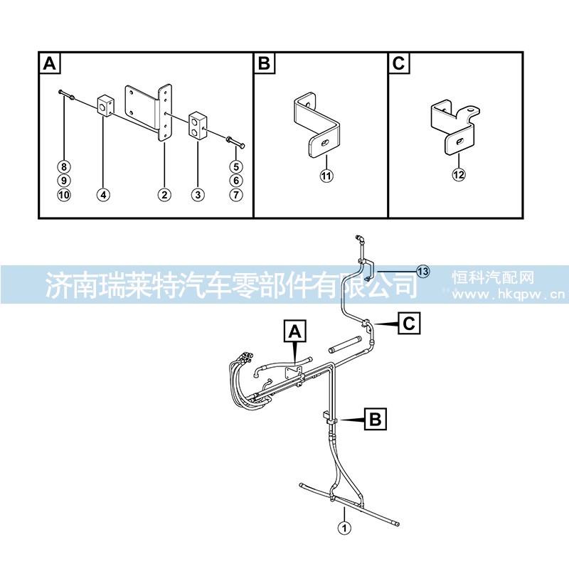 27150131941 ASM-转向管路总成