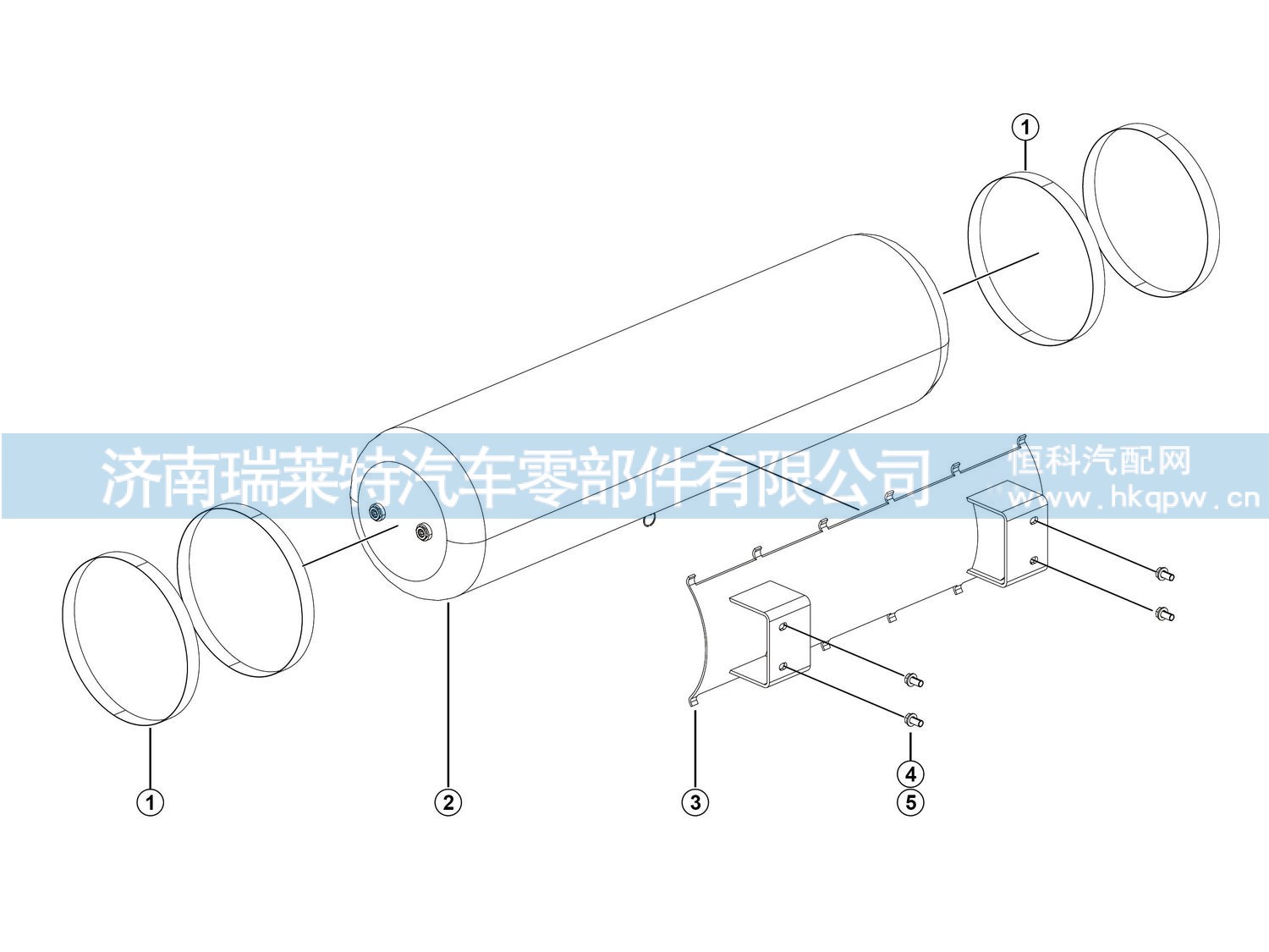 100L储气筒支架焊合 27100147611