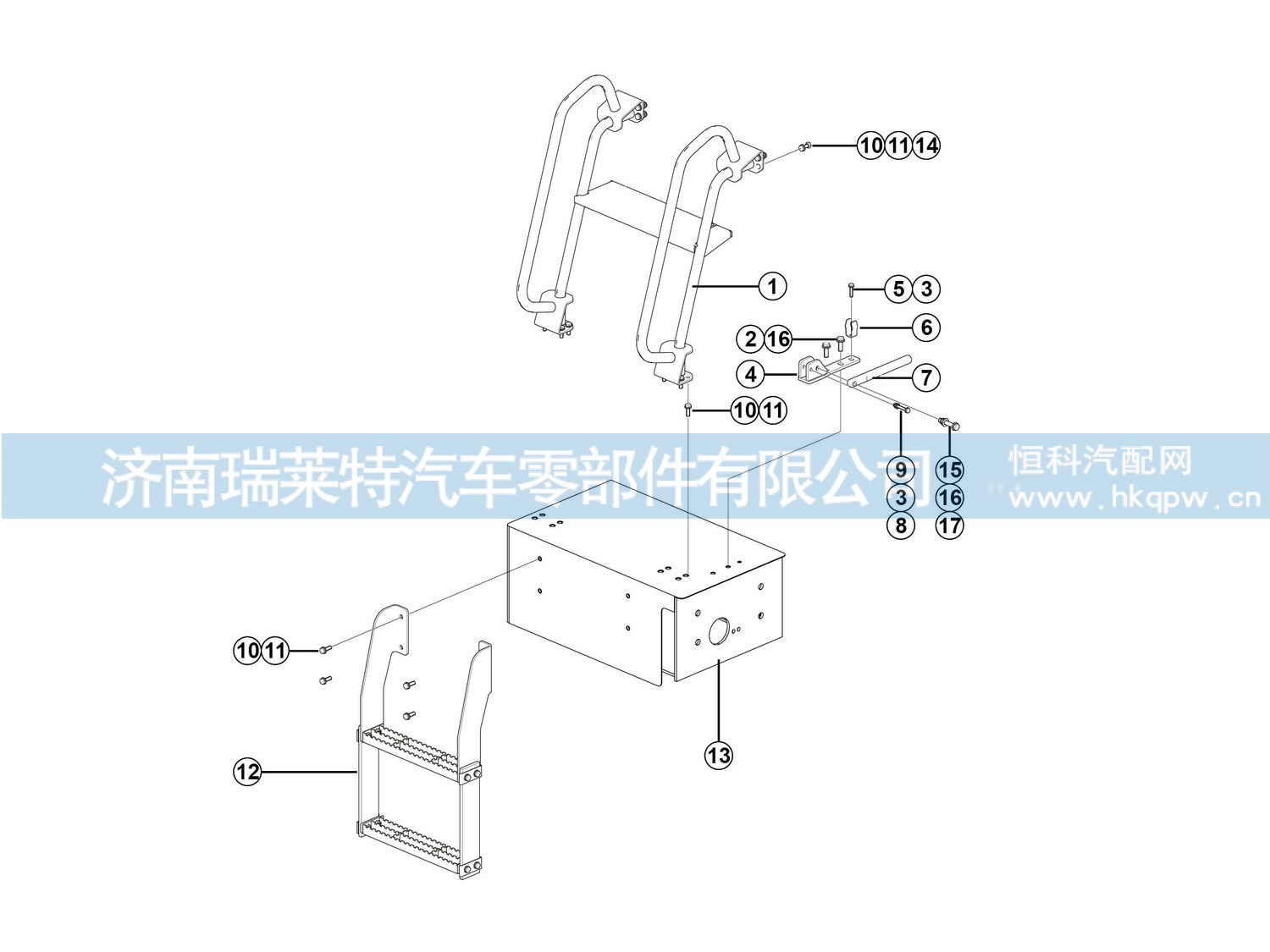 加强踏板围板焊合 27360165921