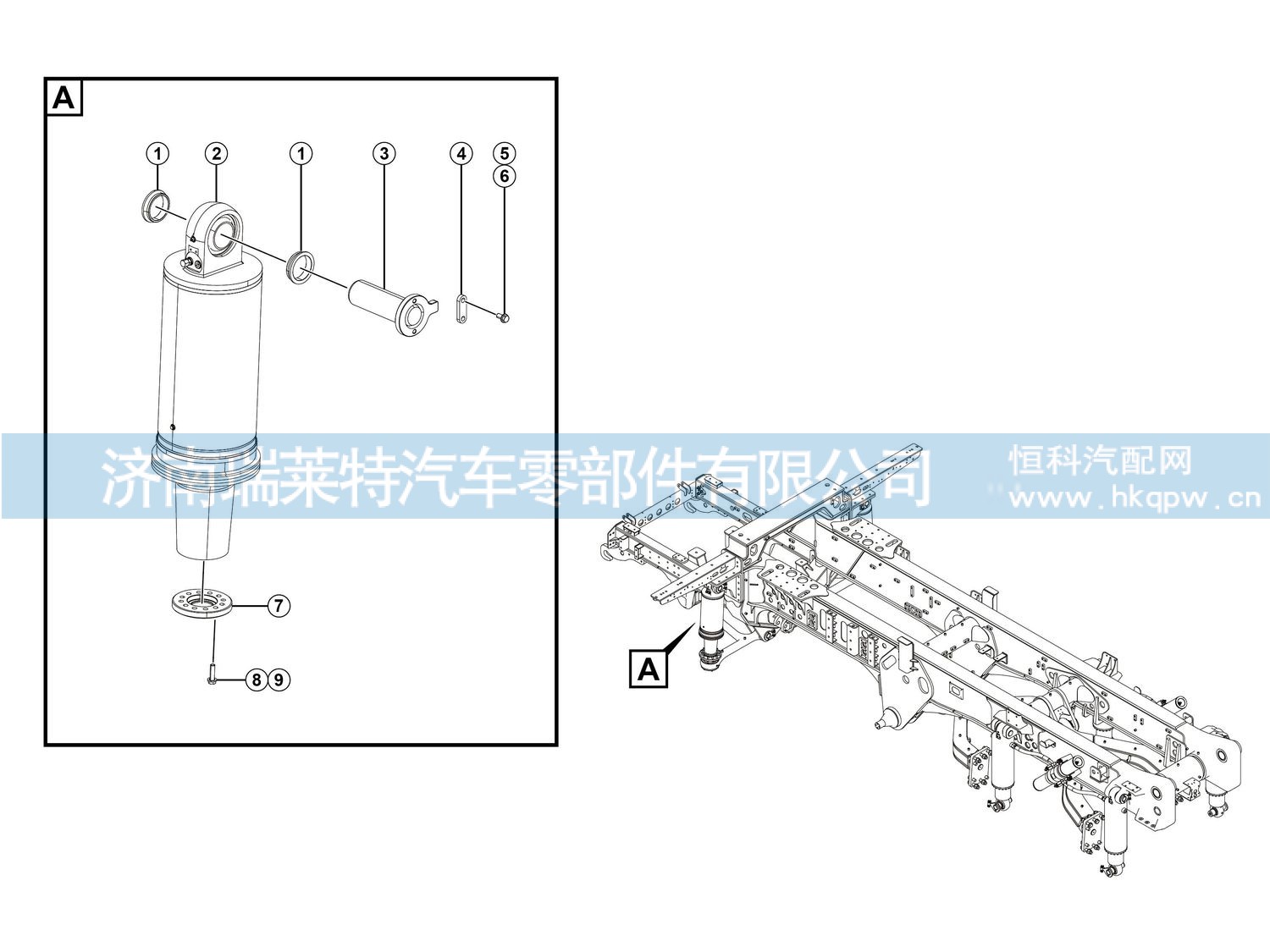 前油气弹簧总成180/220-210 4110708947