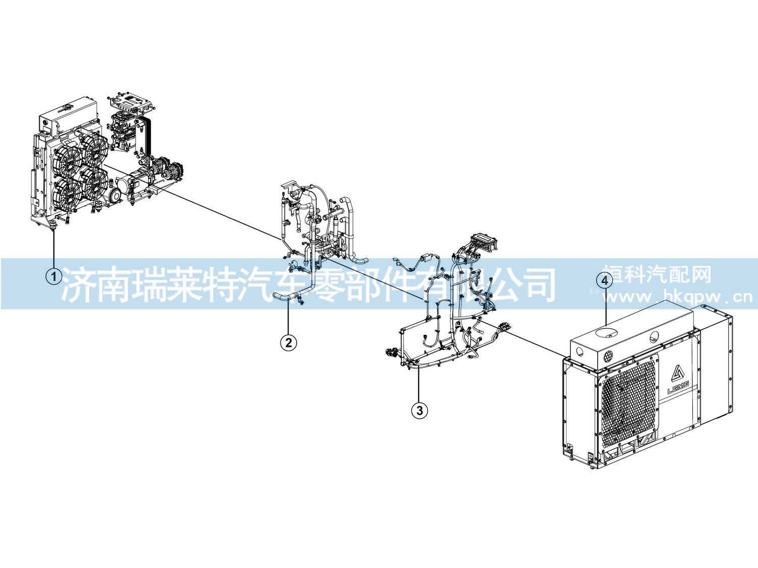 集成热管理部件总成 27640011021