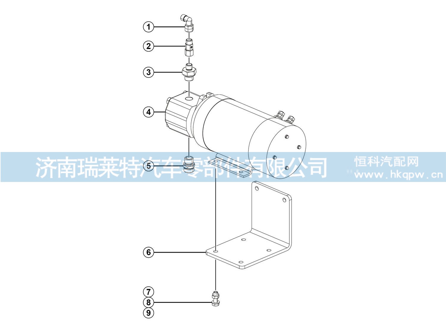 直通接头1CB-16-08 4120708245