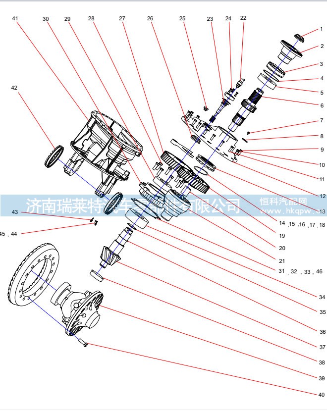 凸缘总成 131401020650A028