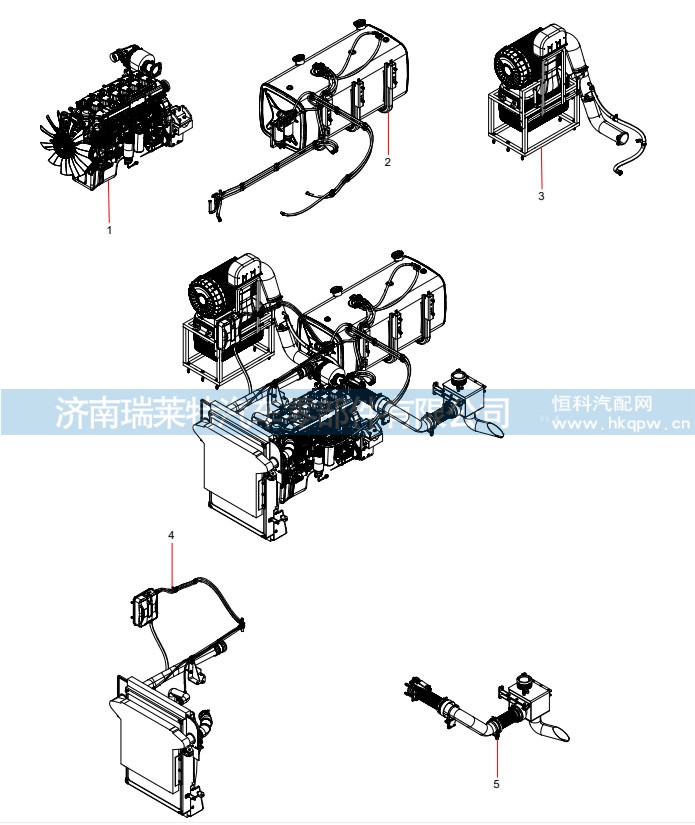 散热器及管路安装 ODT006171921