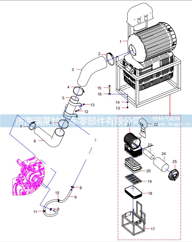 空气滤清器 160602010083A