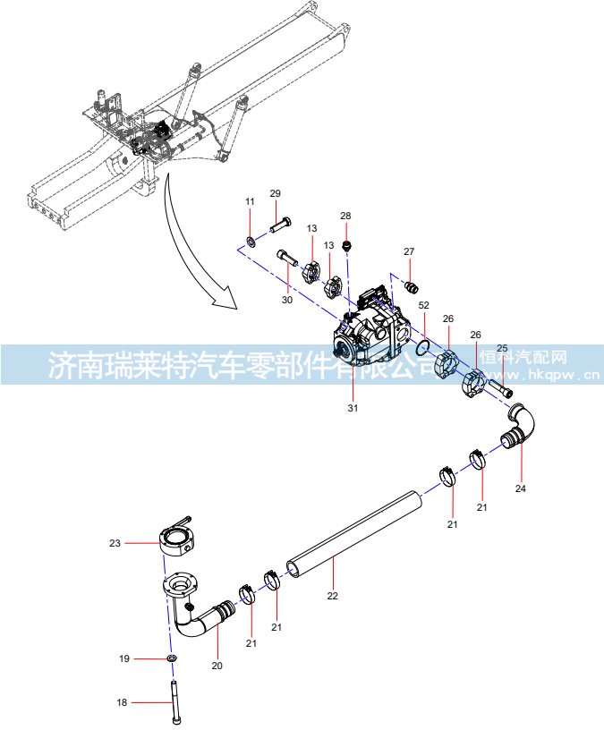 对开法兰 60024155