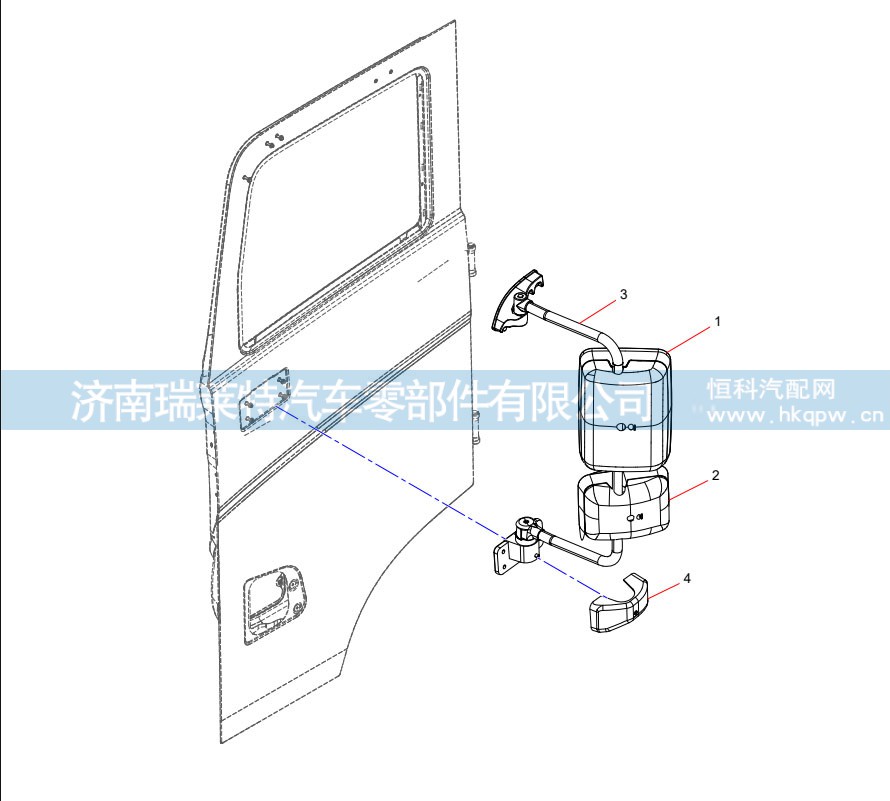 左后视镜下支座盖板 JSS005785681