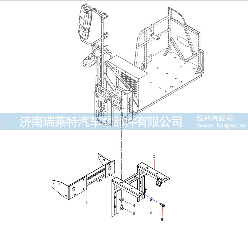 右侧二级踏步安装总成 JSS005872830