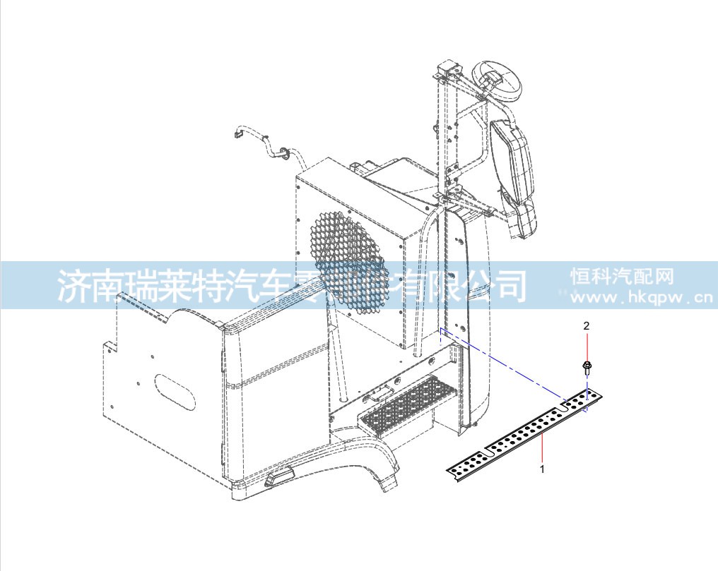 右平臺(tái)踏板本體 JSS005874034