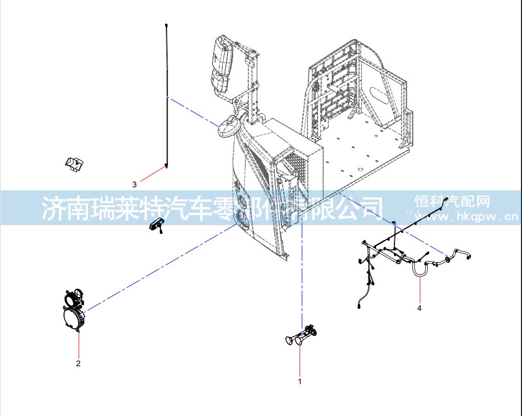 氣喇叭裝配總成 JSS005985002
