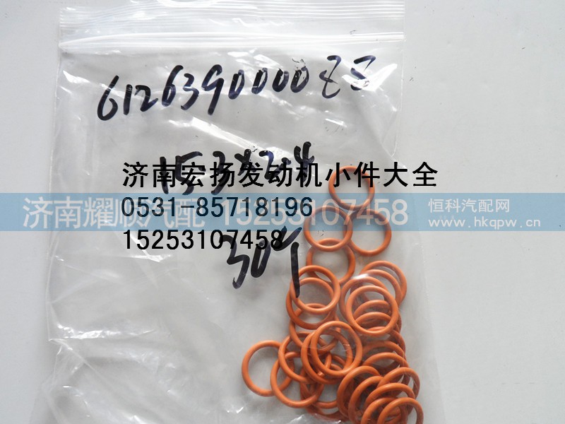 612639000088,WP12缸体密封圈,济南耀顺汽车配件有限公司（重汽、潍柴发动机小件专卖）