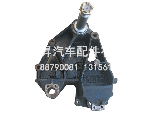 AZ9731520024,前簧左前支架总成(HOWO8X4整体式),济南汇昇汽车配件有限公司