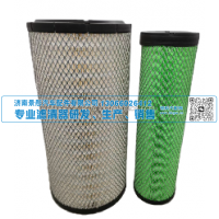 中国重汽豪沃矿用卡车空气滤清器滤芯PU2447 600-185-4120 600-185-4110 600-185-4120 600-185-4110兼容工程机械挖掘机