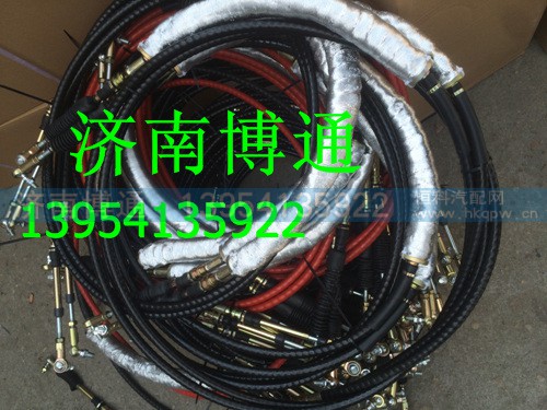 DZ96259240303,DZ96259240303   德龙耐高温换挡软轴,济南博通重汽备件库