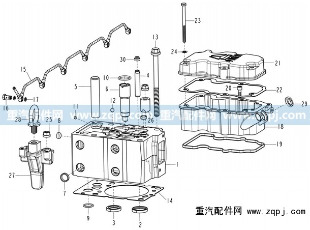 VG1246040016,喷油器衬套,济南驰纳重型汽车进出口贸易有限公司