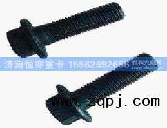 WG9981320016,六角法兰面承面带齿螺栓,济南恒亦重卡汽车配件有限公司