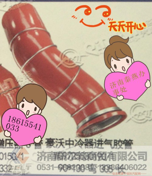 WG9725530190,中冷器進(jìn)氣膠管,濟(jì)南凱爾特商貿(mào)有限公司