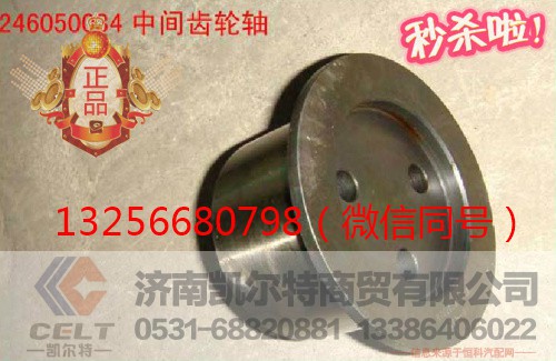 VG1246050034,重汽發(fā)動(dòng)機(jī)中間齒輪軸,濟(jì)南凱爾特商貿(mào)有限公司
