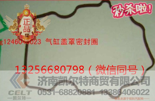 VG1246040023,发动机气缸盖罩密封圈,济南凯尔特商贸有限公司
