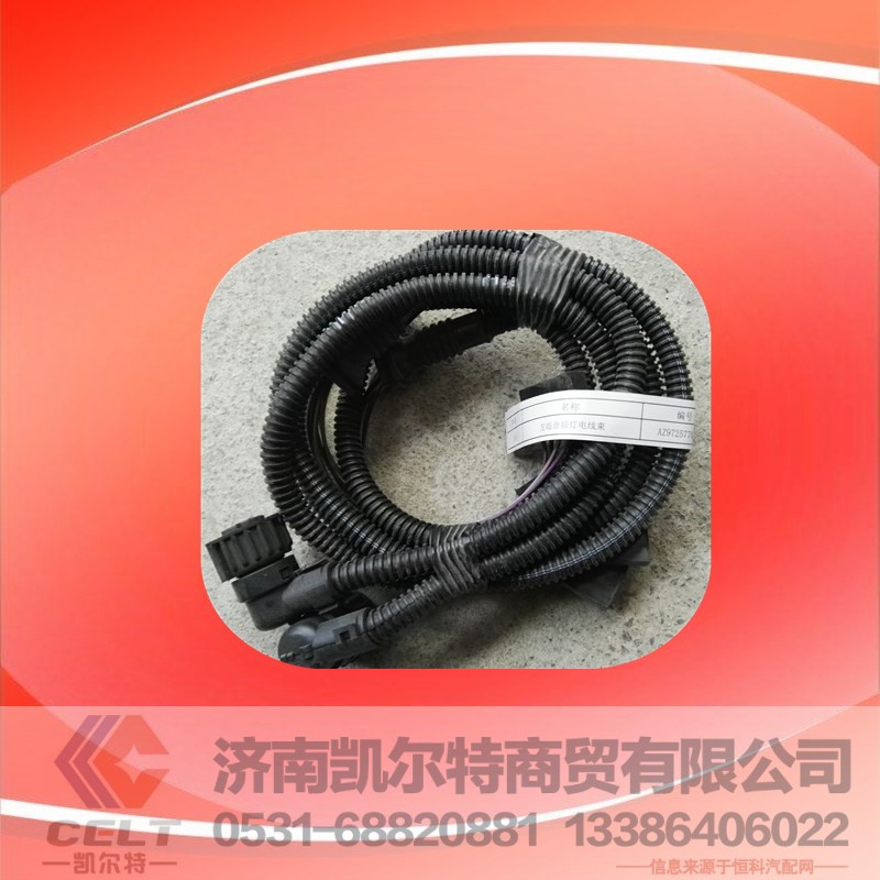 AZ9725770064,左组合后灯电线束,济南凯尔特商贸有限公司 AZ9725770064,左组合后灯电线束,济南凯尔特商贸有限公司