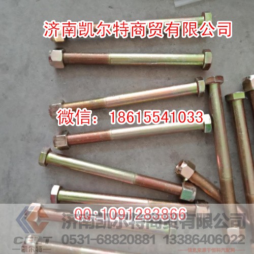 斯太尔豪沃钢板托架螺丝260mm带冒豪沃