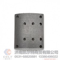 北奔220刹车片17/12mm 8孔陕汽德龙X3000制动摩擦片HD90149340094鼓式刹车片