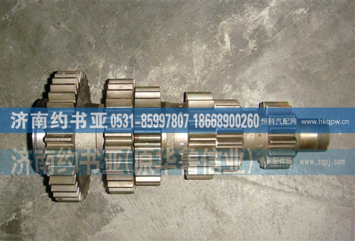 AZ2203030206,变速箱副轴总成,济南约书亚汽车配件有限公司（原华鲁信业）