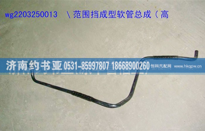 WG2203250013,范围挡成型软管总成(高挡),济南约书亚汽车配件有限公司（原华鲁信业）