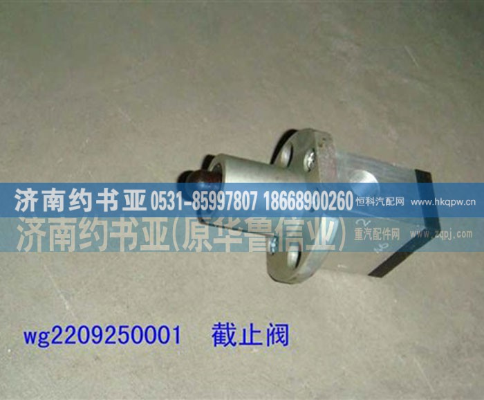 WG2209250001,截止阀,济南约书亚汽车配件有限公司（原华鲁信业）