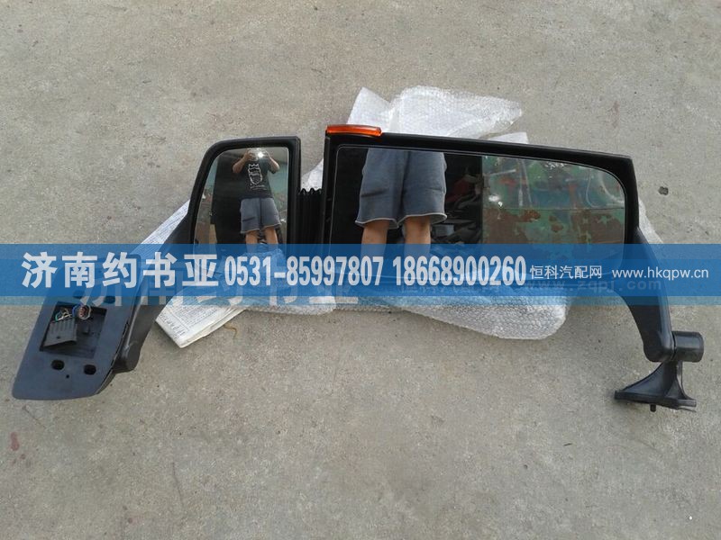 WG1664771010,左倒車鏡總成HOWOA7,濟(jì)南約書亞汽車配件有限公司（原華魯信業(yè)）
