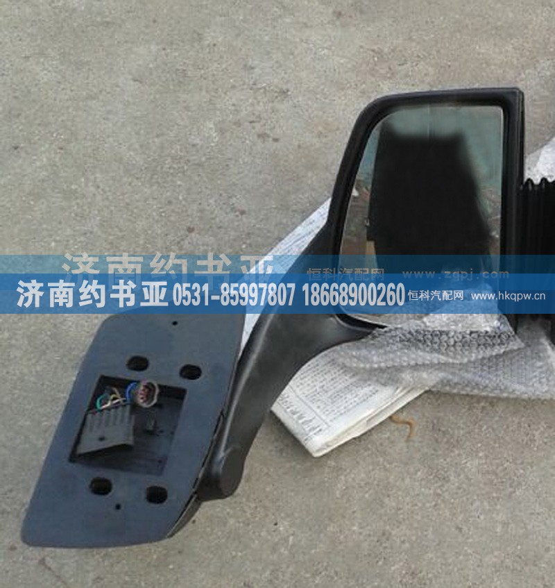 WG1664771010,左倒車鏡總成HOWOA7,濟(jì)南約書亞汽車配件有限公司（原華魯信業(yè)）